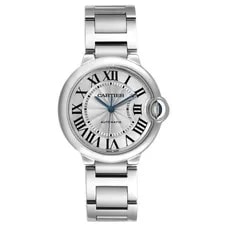 Cartier Ballon Bleu 36 Midsize Steel Silver Dial W6920046 2
