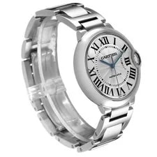 Cartier Ballon Bleu 36 Midsize Steel Silver Dial W6920046 3