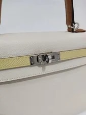 Hermès Kelly 25 Nata PHW New Full Set Stamp Z 4