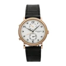 Patek Philippe — Patek Philippe Calatrava Travel Time Rose Gold Auto 34mm White Dial 5034R-001 — Watch — resale