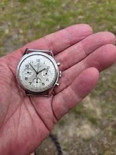 Breitling — Circa 1967 Breitling 3 Register Chronograph Ref 765 — Watch — resale