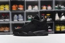 Air Jordan 4 Retro " Cat" Basketball Shoes（CU1110-010 ） 4