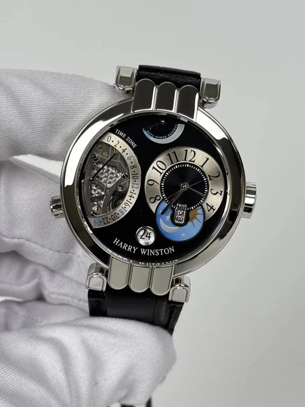 Harry Winston Premier Excenter Time Zone Platinum 3