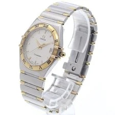 Omega 1312.30 Constellation Date Half Bar Quartz From Japan G0629 2