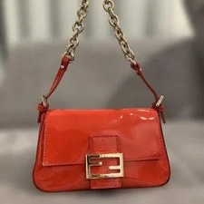 Fendi — Authentic Fendi Mamma Baguette Chain — Handbag — resale