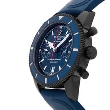 Breitling Superocean Heritage Chronograph Black Steel Blue Rubber M23370D5/C856 2