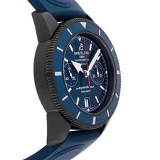 Breitling Superocean Heritage Chronograph Black Steel Blue Rubber M23370D5/C856 3