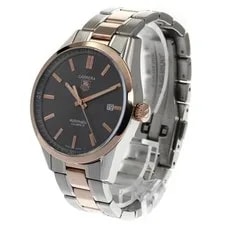 TAG Heuer Carrera Caliber 5 WV215F 39mm SS/K18PG Gray Dial Automatic Date #C260 2