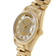 Rolex Day-Date 18238NRZ 36mm Yellow Gold White #WW286 2