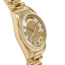 Rolex Day-Date 18238NRZ 36mm Yellow Gold White #WW286 3