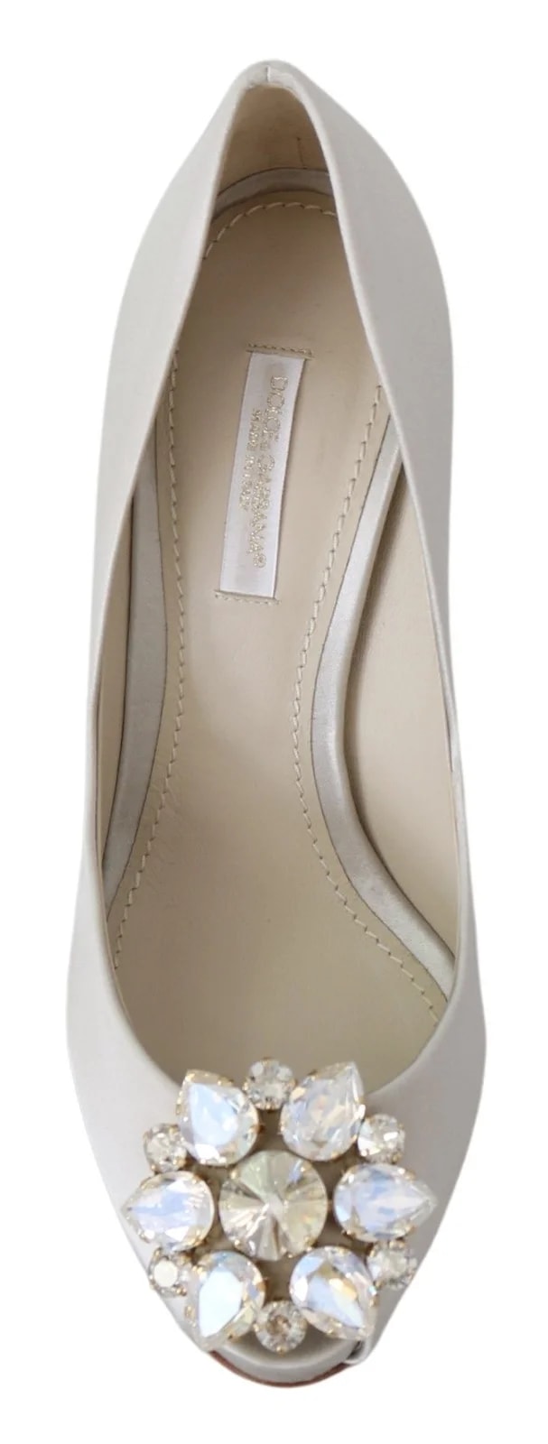 Dolce & Gabbana Crystals Peep Toe 3