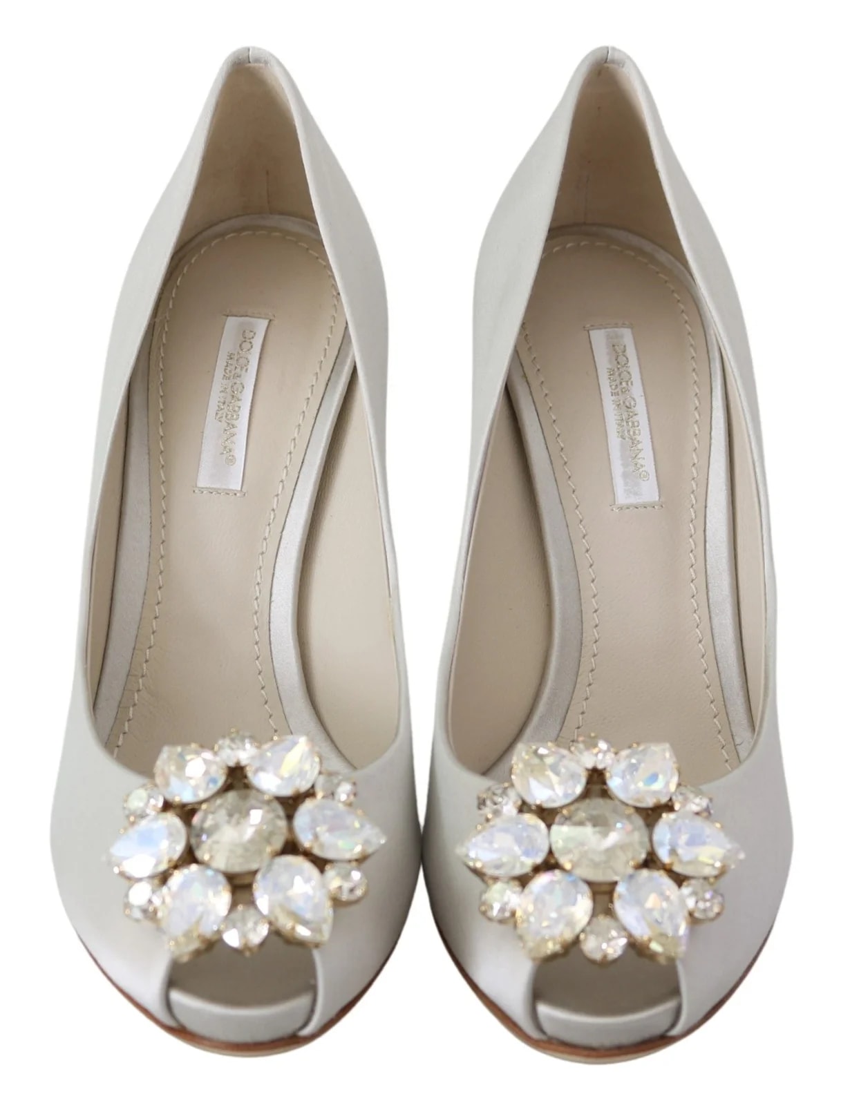 Dolce & Gabbana Crystals Peep Toe 4