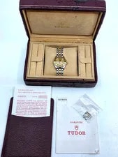Tudor Monarch 2 Submariner Quartz SS & Gold 15853 Full SET D044 2