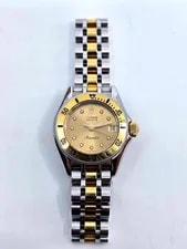 Tudor Monarch 2 Submariner Quartz SS & Gold 15853 Full SET D044 3