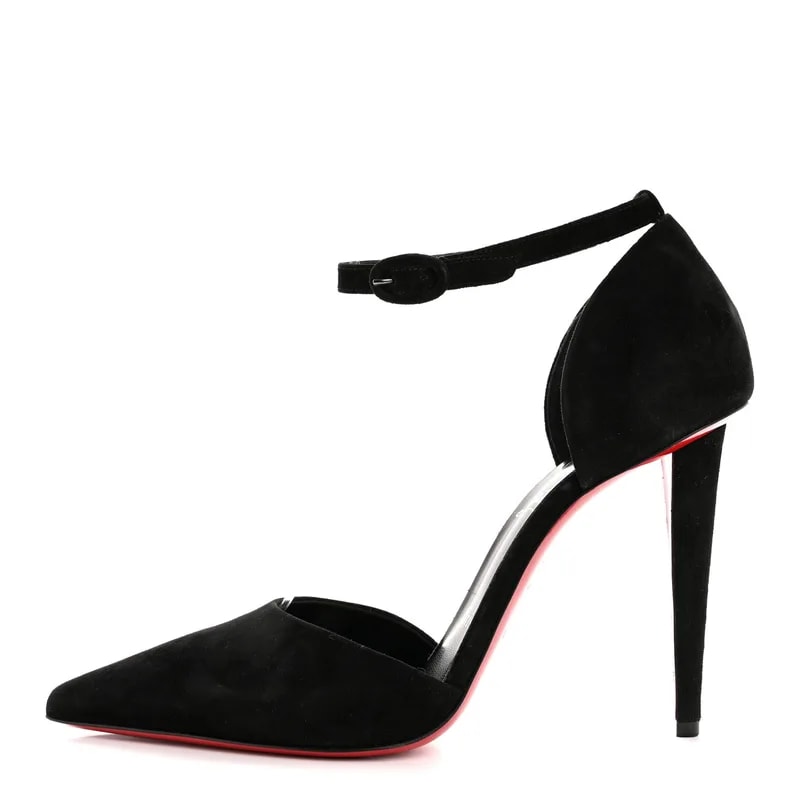 Veau Velours Astrida Bride 100 Pumps