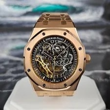 Audemars Piguet — Audemars Piguet Royal Oak Double Balance Wheel Full Set Openworked 15407OR — Watch — resale