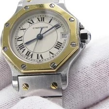 Cartier Santos Quartz W2001683 Stainless Steel / 18K Yellow Gold 25mm #TZW1434 4