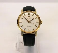 💥18K Solid Yellow Gold Omega Seamaster Automatic 34mm Signed Caseback💥 2