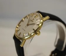 💥18K Solid Yellow Gold Omega Seamaster Automatic 34mm Signed Caseback💥 3