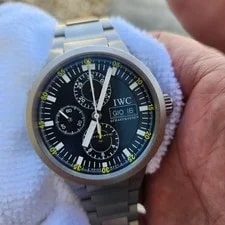 IWC GST Chrono Rattrapante IW371503 Titanium Split Second DAY Date BOX, Papers . 2