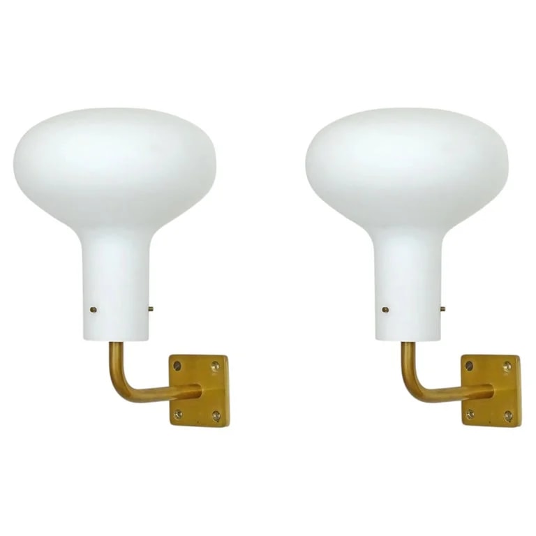 Pair of LP12 Single Sconces By Ignazio Gardella for Azucena, 1960s — lighting — resale