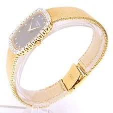 Patek Philippe 18k Yellow Gold Manual Diamonds Blue 3616/2 2
