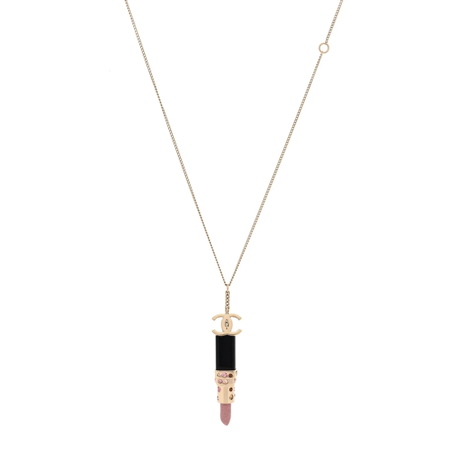 Chanel — Resin Lipstick CC — Jewelry — resale