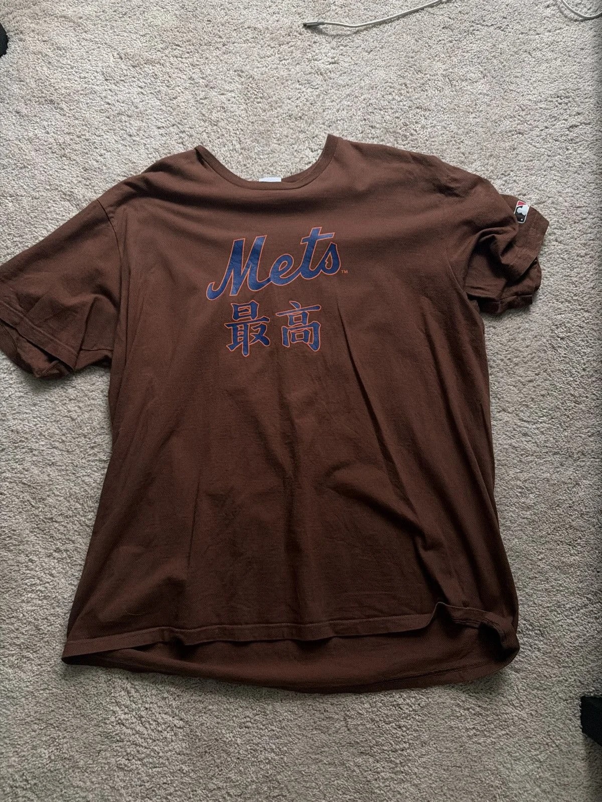 Supreme — Supreme X New York Mets Kanji Tee — streetwear — resale