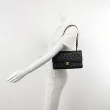 Chanel Timeless Classic Flap Medium GHW Auth 2