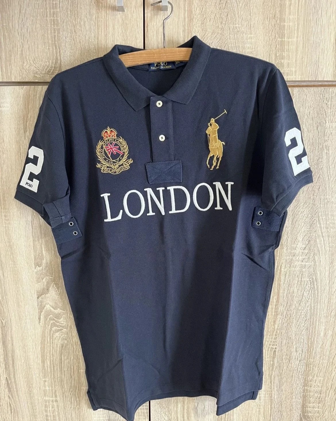 Polo Ralph Lauren — Polo Ralph Lauren “London” Big Pony / Crest Polo Shirt — streetwear — resale
