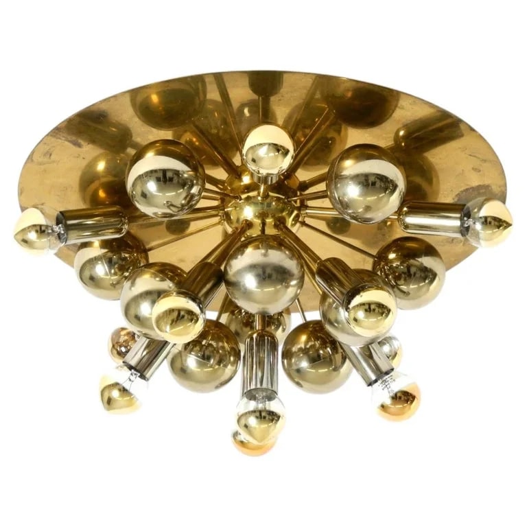 Original 1970s Large Cosack Sputnik Space Age Ceiling in Color — lighting — resale