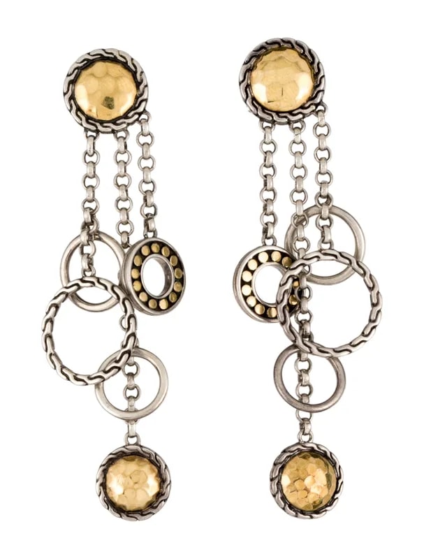 John Hardy — Palu Bulan Drop Earrings — Jewelry — resale