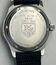 TAG Heuer 2000 Series 972.013 Pro Diver 200m Black Silver Mid Size 4