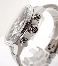 TAG Heuer Carrera Chronograph CBN2A12 BA0643 1.383ct SS AT Black Dials 298107 3