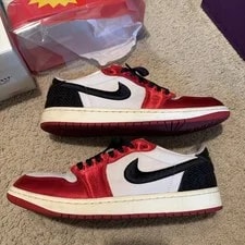 Size 10.5 - X Air Jordan 1 Retro OG SP Low Rookie Card - Away 2