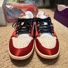 Size 10.5 - X Air Jordan 1 Retro OG SP Low Rookie Card - Away 4