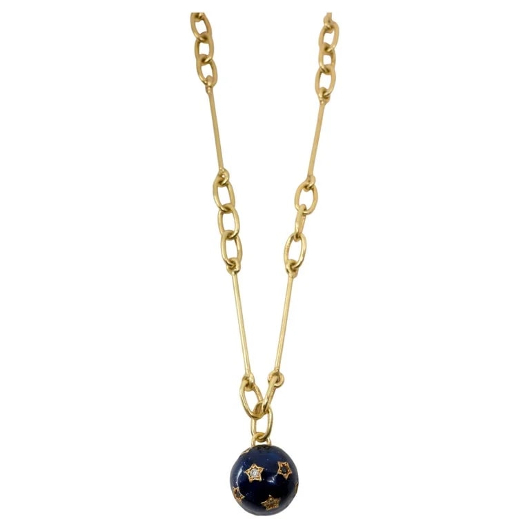 J Dauphin — Star Enamel Celestial Charm Sphere Orb — Jewelry — resale