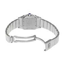 Cartier Santos W20017D6 ( 1565) 35mm Stainless Steel White #WW2150 4