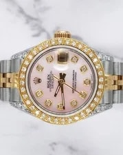 Rolex Datejust Fully Loaded With Pave Diamond Dial, Bezel & Shoulders 3