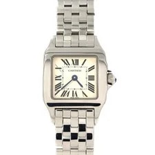 Cartier — Authentic Cartier Santos Galbe SM W20056D6 Stainless Steel Quartz #230-000-4... — Watch — resale