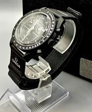 Omega Mission To the Moonphase Quartz Analog Brown 3
