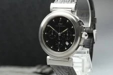 [N ] IWC Chronograph Da Vinci 3728-006 Quartz Date 25J Swiss 3