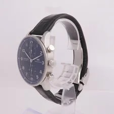 IWC Portuguese Chronograph IW371491 Automatic Stainless Steel/Leather Blue 4
