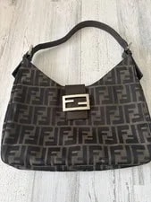Auth Fendi Mamma Baguette Hobo 4