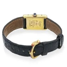 Must de Cartier Tank Vermeil Quartz With Box and Warranty Card 4