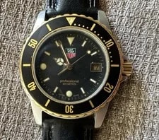 Tag HeuerMen's Black Dial 1500 Series Two Tone Swiss Ref: 925.213 G 3