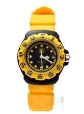 [NearMINT] TAG Heuer Formula1 380.508 Yellow/Black Quartz VintageWomens #44 2