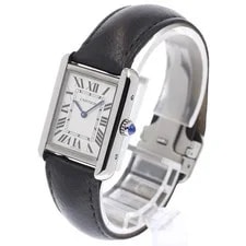 Cartier Tank Solo SM WSTA0030 24mm SS Silver Dial Quartz #C5315 2