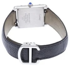 Cartier Tank Solo SM WSTA0030 24mm SS Silver Dial Quartz #C5315 3