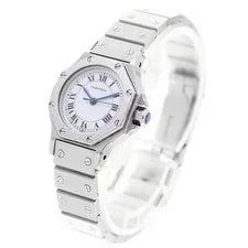Cartier — Cartier Santos Octagonal SM 24mm SS White #C17288 — Watch — resale